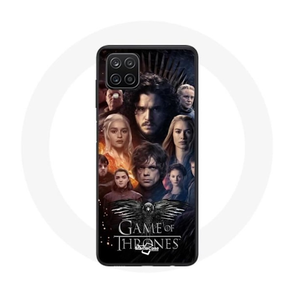 Coque för Samsung Galaxy A12 Game of Thrones Säsong 8 Tde Järntronen Lagets Logotyp