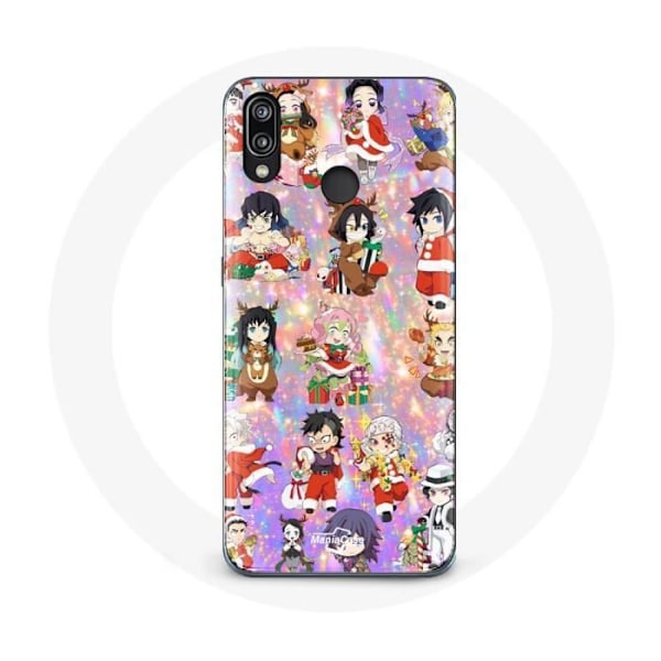 Coque för Huawei P20 Lite Demon Slayer God Jul visar julklappen