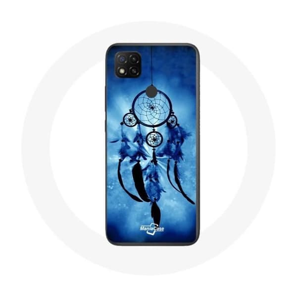 Coque - Maniacase - Xiaomi Redmi 9C - Drømmefanger - Blød - Blå Blå