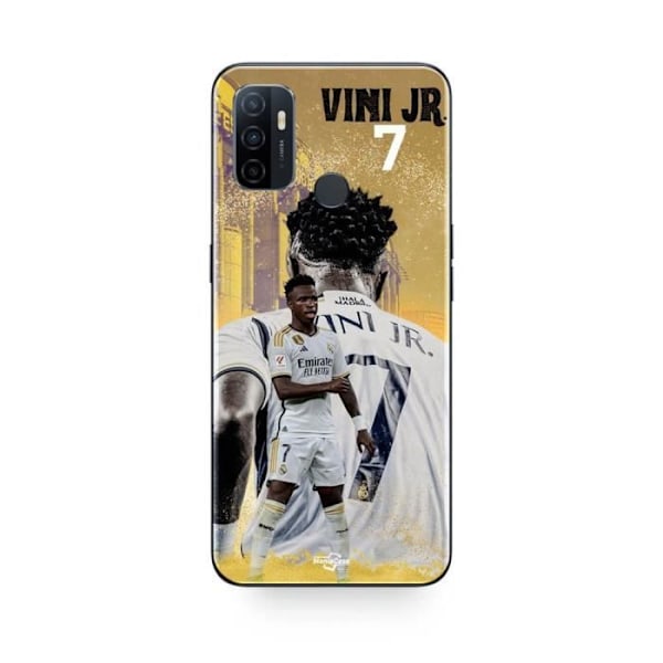 Coque - Real Madrid - Oppo A32 - Vinicius JR - Mjuk - Svart