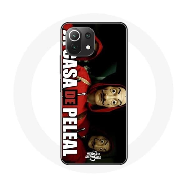 Coque - La casa de papel - Xiaomi Mi 11 Lite - Sort - Blød - Beskyttelse