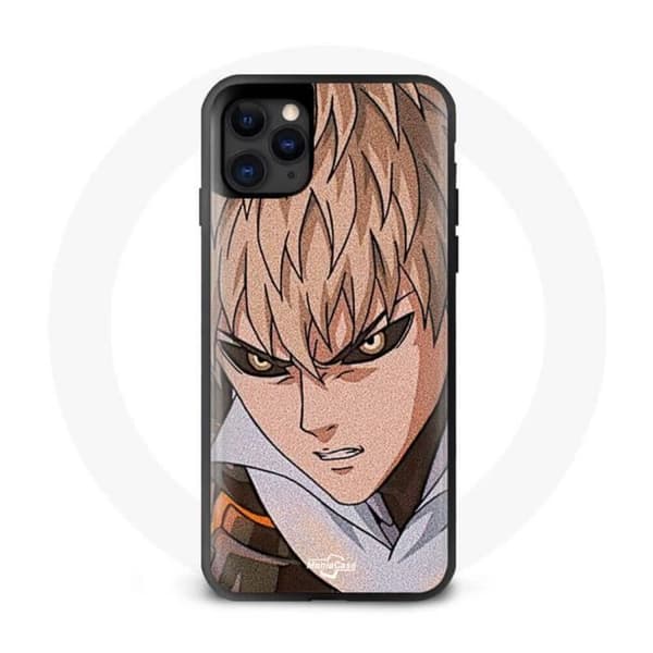 Telefoncover - Maniacase - Iphone 12 Pro - Design One Punch Man - Blød - Sort