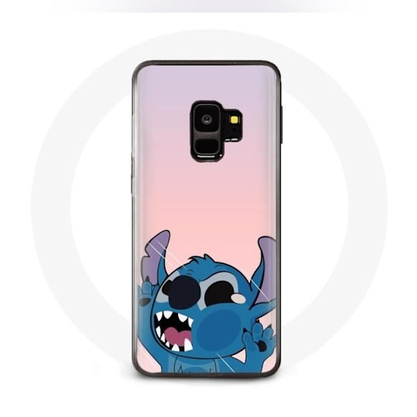 Coque för Samsung Galaxy S9 plus Stitch le Nez en l'air rosa bakgrund