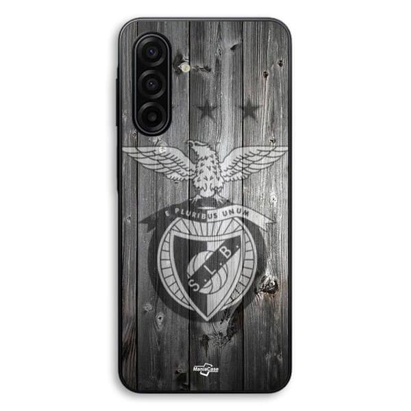 Cover til Samsung Galaxy A56 SLB Benfica grå baggrund Manicase Svart