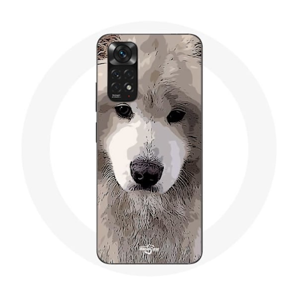 Coque - Xiaomi - Redmi Note 11 4G - Mjuk - Grå - Samojed Grå