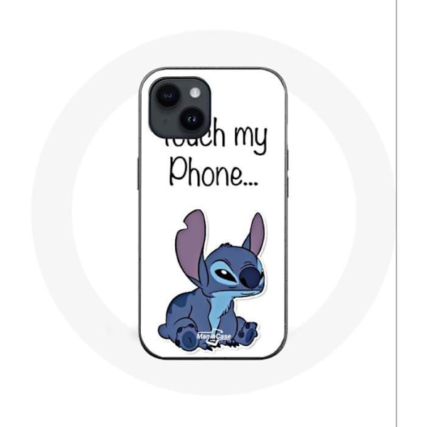 Coque - Maniacase - Iphone 14 Plus - Lilo och Stitch - Mjuk - Svart svart
