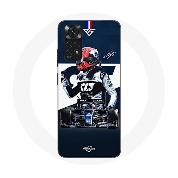 Skyddsfodral för Xiaomi Redmi Note 11 4G Formel 1 Max Verstappen F1-förare Blå