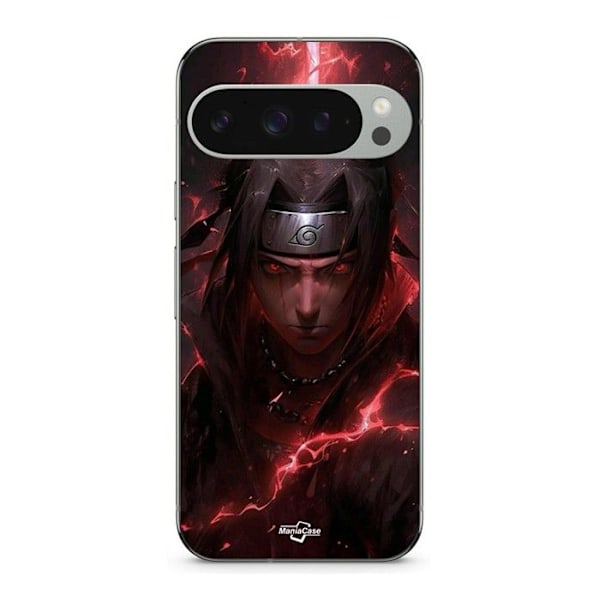 Coque - MANIACASE - Google Pixel 9 Pro - Itachi Uchiha anime - Mjuk silikon - 3D fanart Svart
