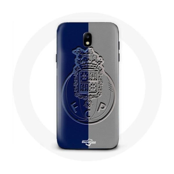 Coque - Maniacase - Samsung Galaxy J5 2017 - Mjuk - Skydd - Blå och grå gondelporto Svart