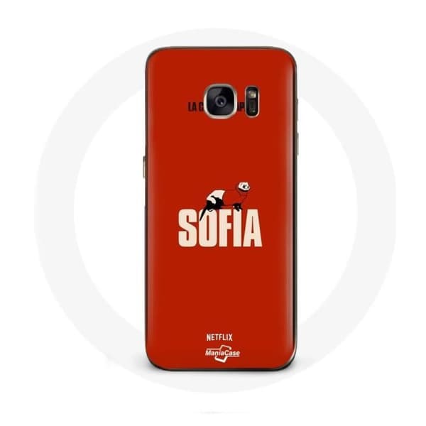 Cover til Samsung Galaxy S6 Edge La casa de papel Sofia Art