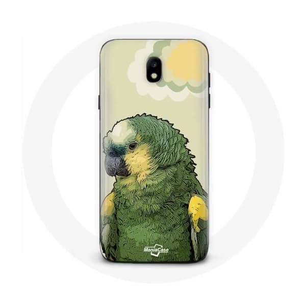 Cover til Samsung Galaxy S5 Amazon Papegøjer Grøn