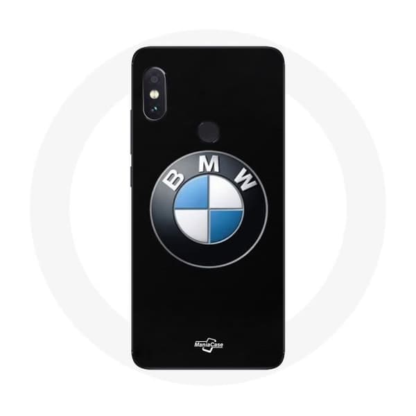 Cover til Xiaomi Redmi Note 5 Pro BMW Logo sort baggrund