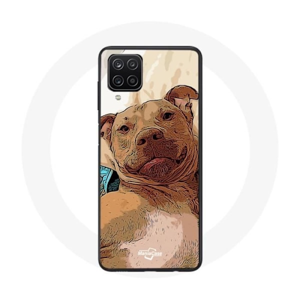 Coque för Samsung Galaxy A42 5G American Pit Bull Terrier Brun