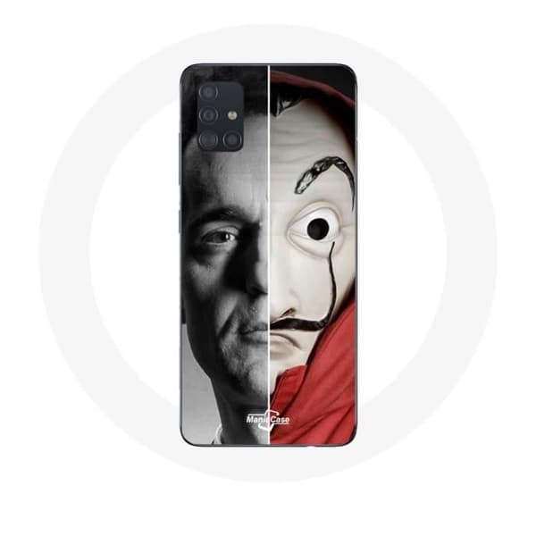 Cover til Samsung Galaxy A71 Berlin La casa de papel Berlin Maske Split