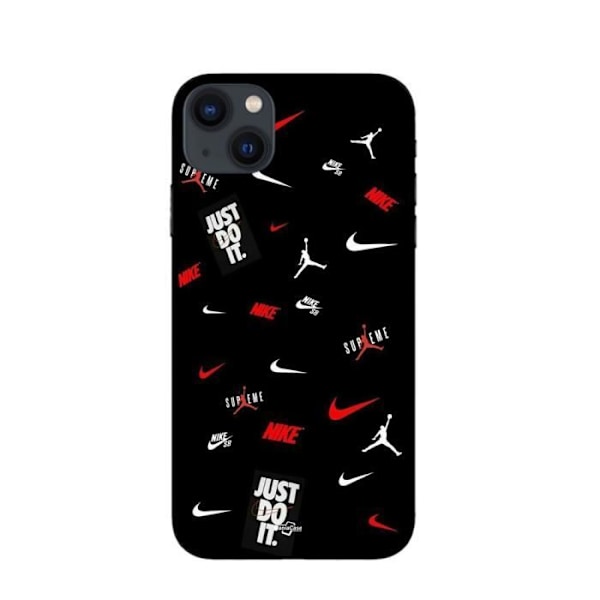 Coque - Maniacase - iPhone 14 Plus - Nike Jordan - Silikon - Mjuk svart