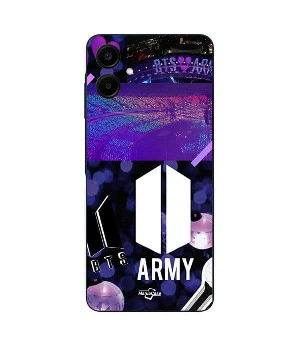 Puhelinpeite - BTS - Galaxy A06 - Silikoni - Musta - Pehmeä Svart