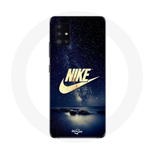 Coque Maniacase för Samsung Galaxy A51 5G med guld nike-logotyp stjärnklar natt