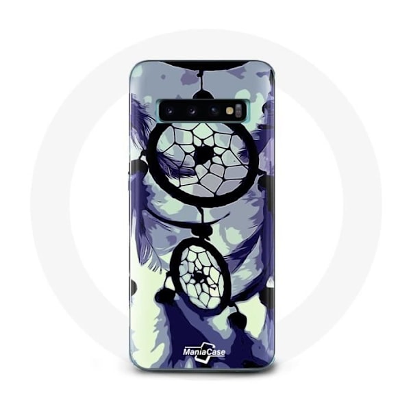 Coque för Samsung Galaxy S10 Edge Drömfångare lila grå och svart
