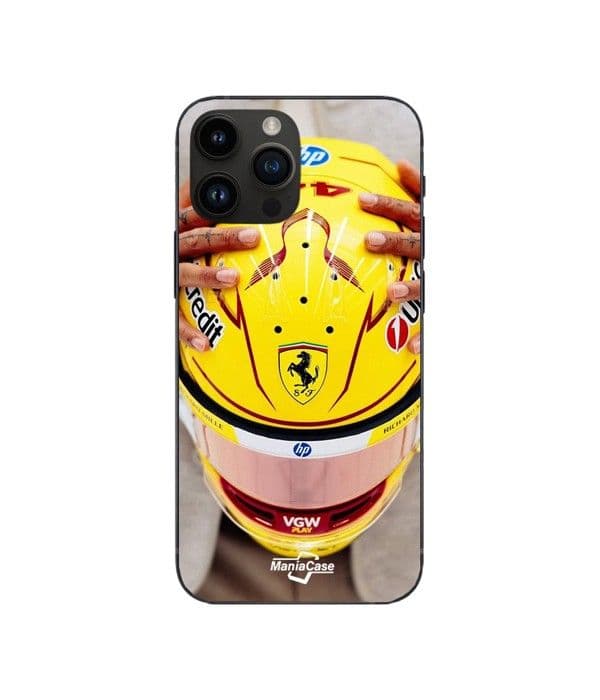 Telefoncover - Ferrari - Iphone 14 Pro Max - Blød - Silikone - Hamilton 44 Svart
