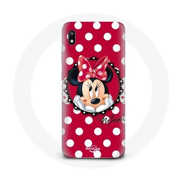 Mobilskal för Samsung Galaxy A10 Minnie Mouse Tecknad Röd
