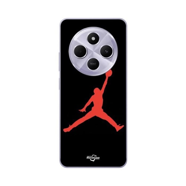 Coque - Xiaomi - Redmi 14C - Jordan-logotyp 23 - Flexibel - Röd Röd