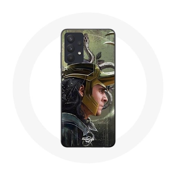 Coque för Samsung Galaxy A32 5G Loki Thor Ragnarok med hörlurar Fanart Säsong 1