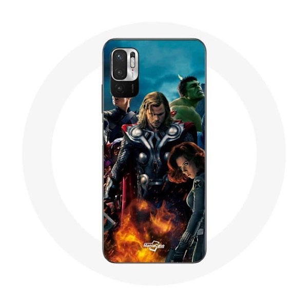 Coque för Xiaomi Redmi Note 10T 5G Avengers superhjältefilm