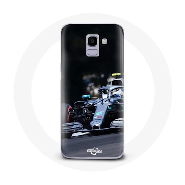 Skydd för Samsung Galaxy A6 2018 Formel 1 Valtteri Bottas F1-förar svart