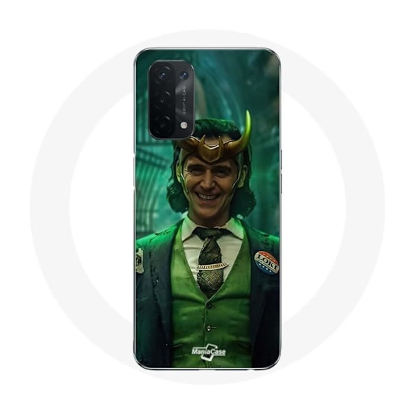Coque för Oppo A74 5G Loki Thor Ragnarok med Hörlurar Affisch Karaktär Serie Säsong 1
