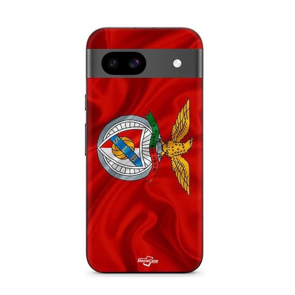 Kuori Google Pixel 8a SLB BENFICA PUNAINEN TAUSTA svart