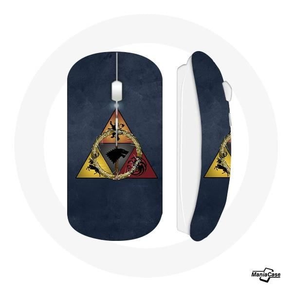 Souris utan tråd Game of Thrones Järntronen Triangel Logotyp