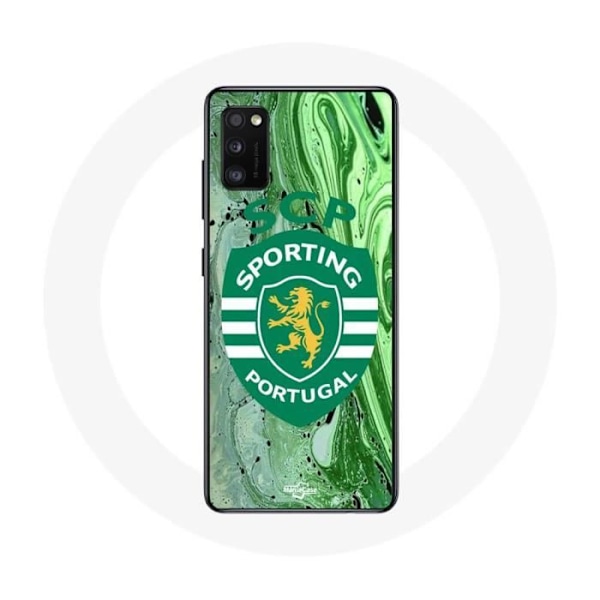 Coque - Maniacase - Samsung Galaxy A41 - Mjuk - Svart - SCP Sporting Portugal Svart