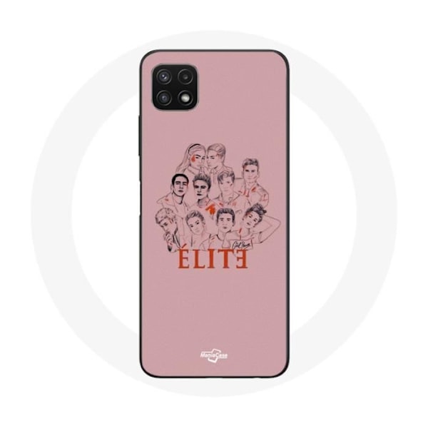 Coque för Samsung Galaxy A22 5G Elite Säsong 5 Affisch karaktärer Fanart Logotyp