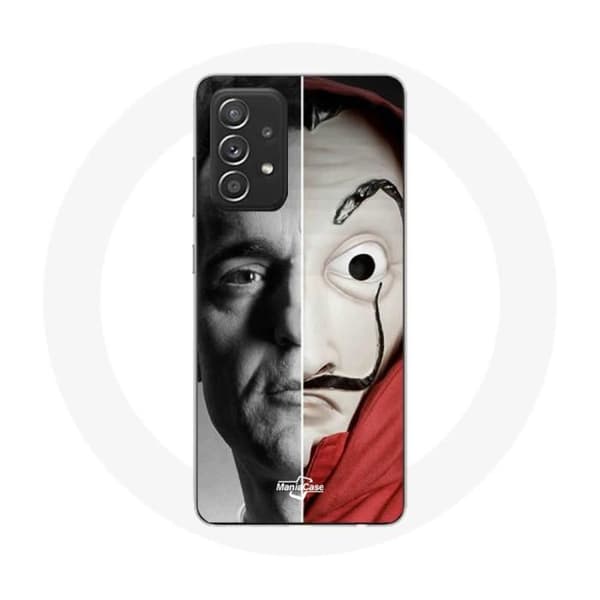 Coque pour Samsung Galaxy A52 La casa de papel Berlin Masque Split