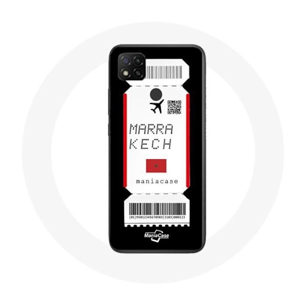 Coque - Xiaomi - Redmi 9C - Mjuk - Flygbiljett Marrakech - Syntetiskt skydd