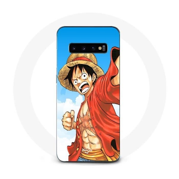 Coque Maniacase för Samsung Galaxy S10 Plus Monkey D Luffy one piece film