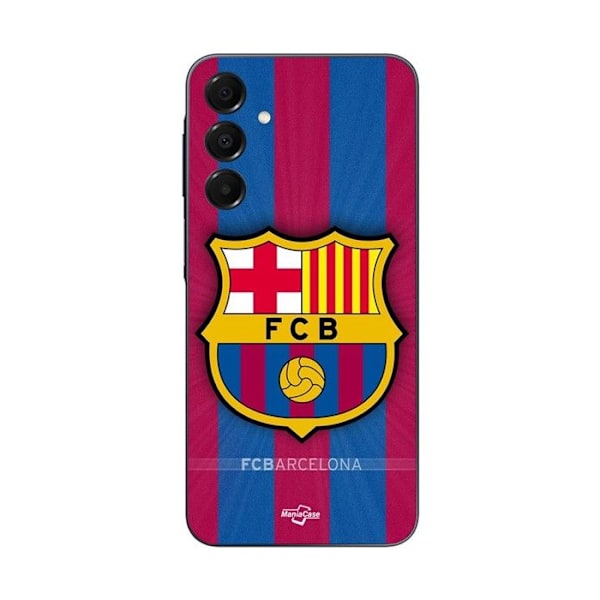Coque för Samsung Galaxy A15 FC Barcelona-logotyp Maniacase SVART
