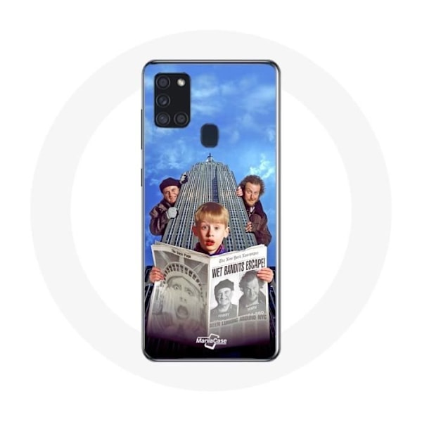 Coque - Maniacase - Samsung Galaxy A21S - Flexibel - Skydd - Ensam Hemma