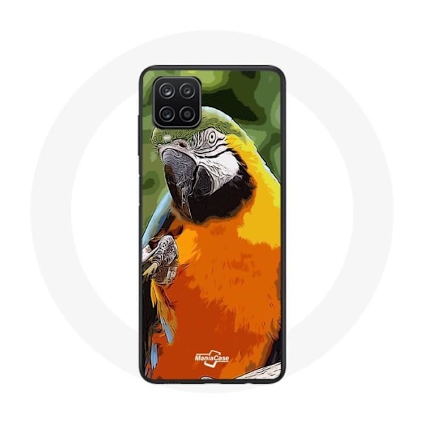 Skydd för Samsung Galaxy A22 4G Aras Papegoja Orange grön