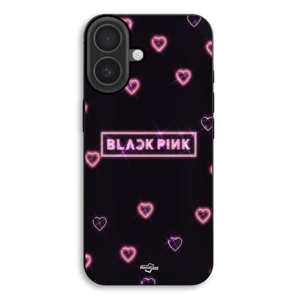 Coque pour iPhone 17 Blackpink sydän vaaleanpunainen Rosa
