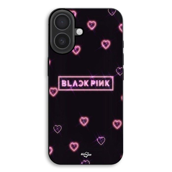 Cover til iPhone 17 Blackpink hjerte rosa Rosa