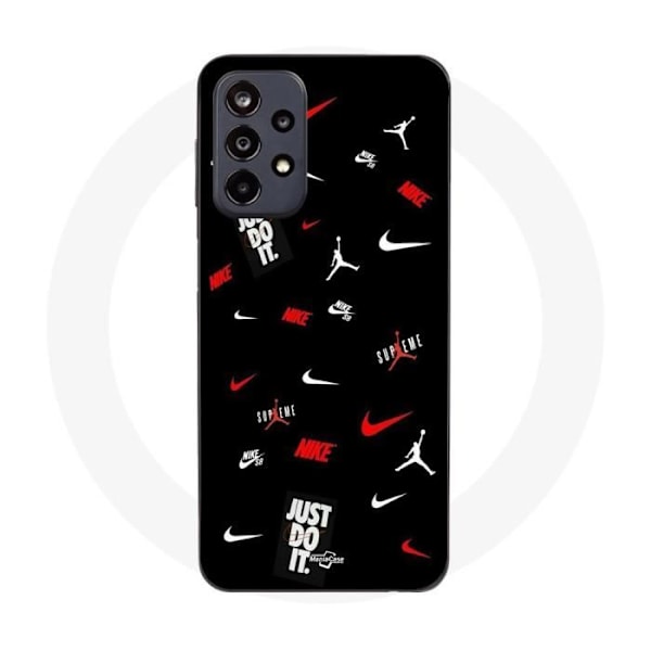 Coque - Maniacase - Samsung Galaxy A32 5G - Nike Jordan - Silikon - Mjuk svart