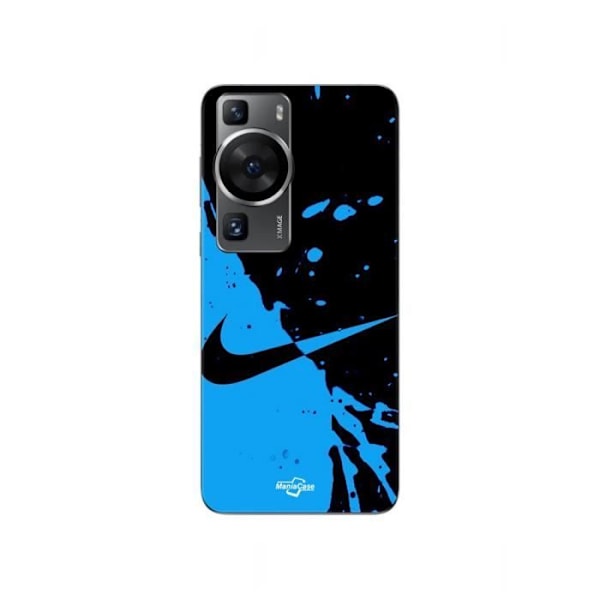 Coque - Nike - P60 - Svart och blå - Mjuk - Logotyp svart och blått