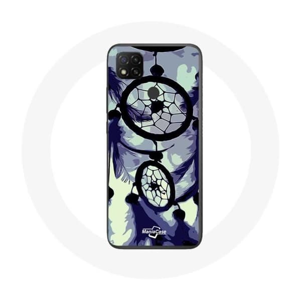 Xiaomi Redmi 9C Unelma-otsikko violetti harmaa ja musta