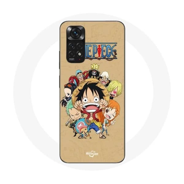 Coque för Xiaomi Redmi Note 11S One piece Manga Straw Hat Crew