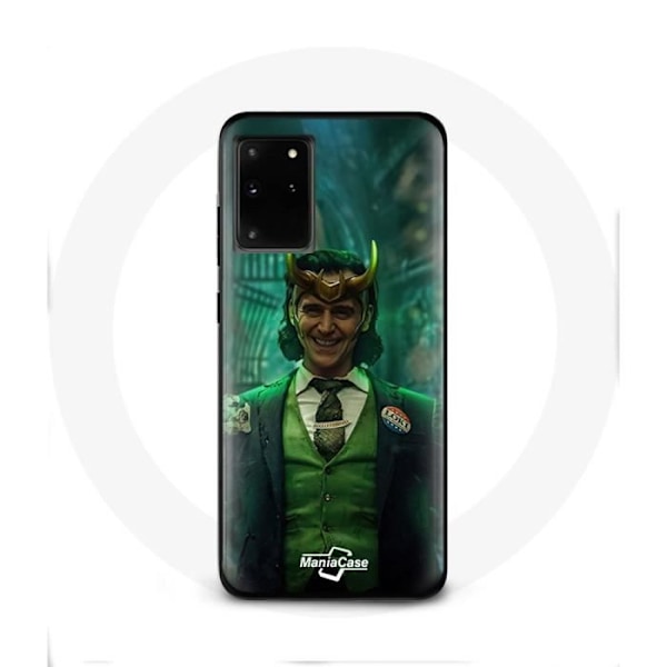 Skyddsskal - Maniacase - Samsung Galaxy S11 Plus - Mjuk - Svart - Loki Thor Ragnarok