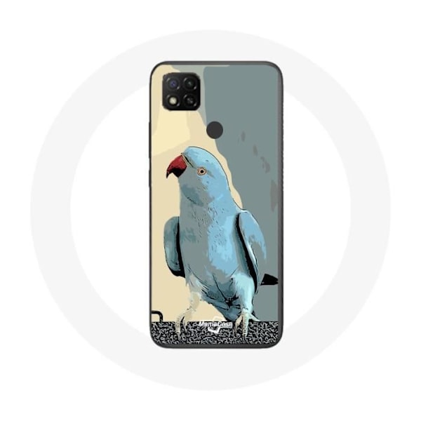Coque - Xiaomi - Redmi 9C - Mjuk - Papegojor - Blå Blå