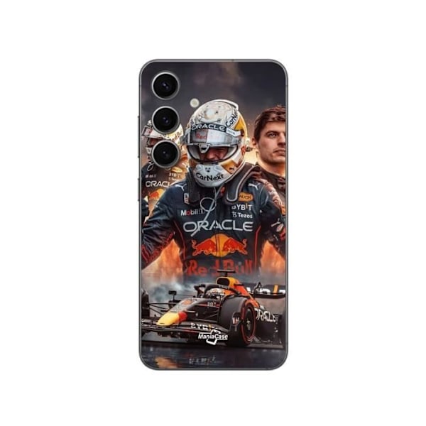 Coque - Maniacase - Samsung Galaxy S25 Plus - F1 konst väggtapet - Souple - Svart