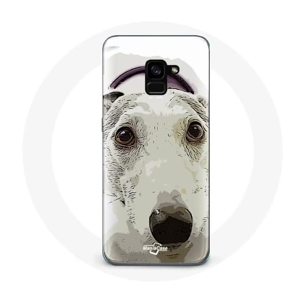 Cover til Samsung Galaxy A8 Plus Greyhound hunderace