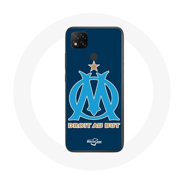 Coque Xiaomi Redmi 9C Olympique de Marseille Blå Bakgrund